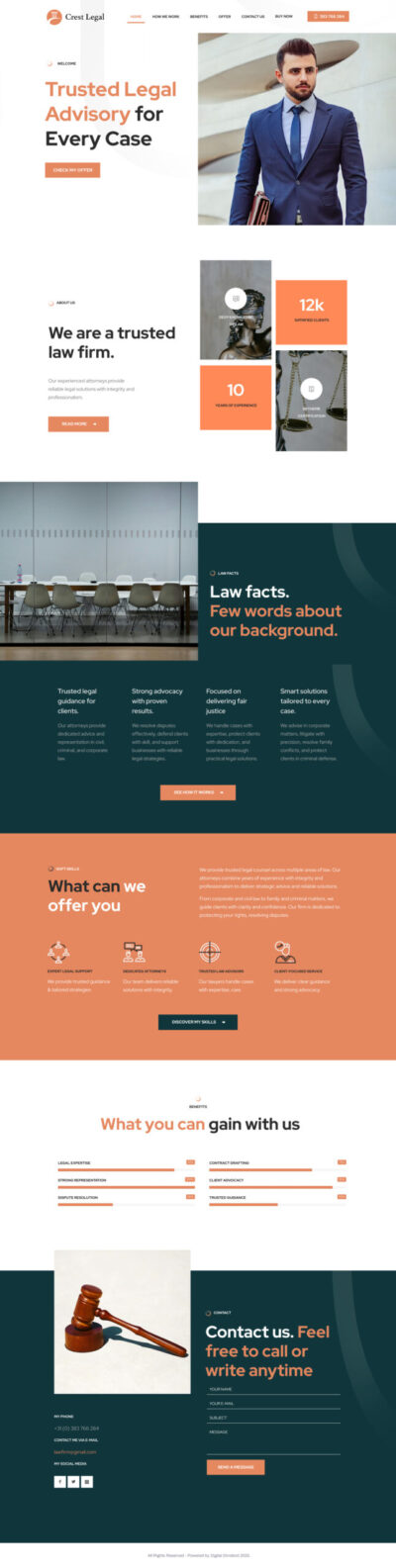 Law Firms website template 1 Law Firms website template 1