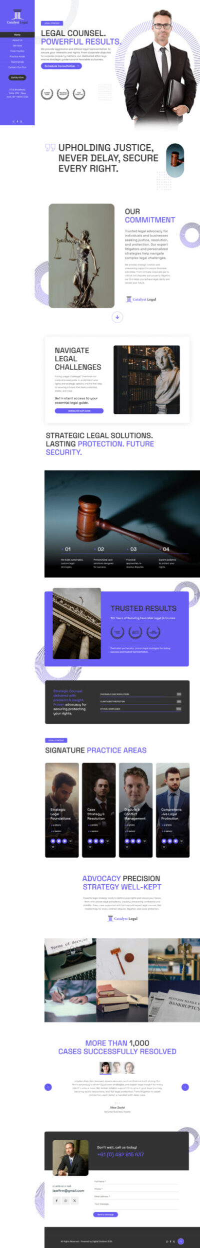Law Firms website template 3 Law Firms website template 3