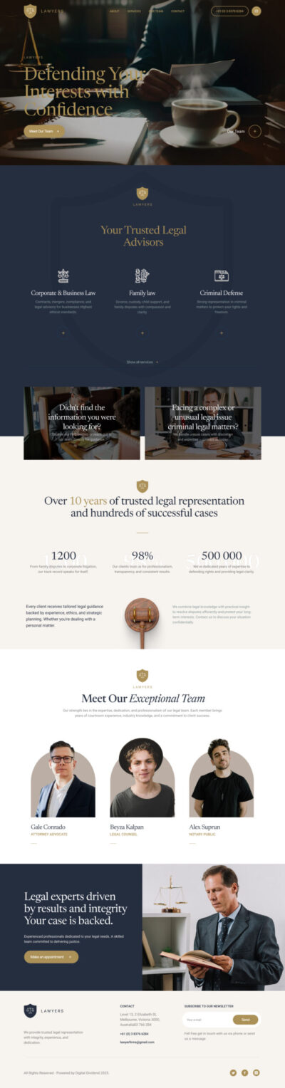 Law Firms website template 4 Law Firms website template 4