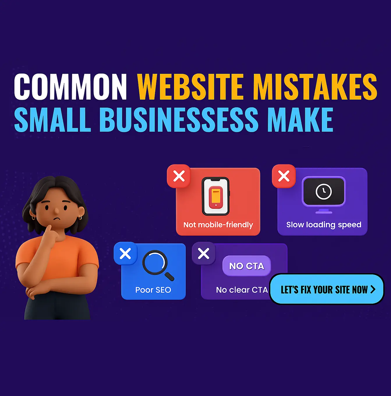Common Website Mistakes Small Businesses Make (and How to Fix Them)